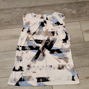 Calvin Klein Geometric Sleeveless Top